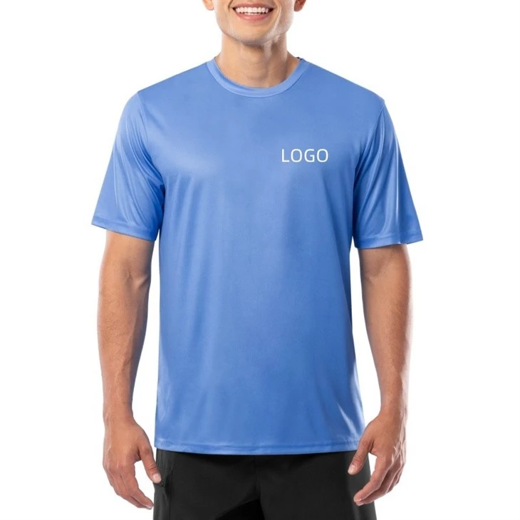 Custom Logo Outdoor Camping Upf 50 Breathable Cooling Short Sleeve Fishing Shirt