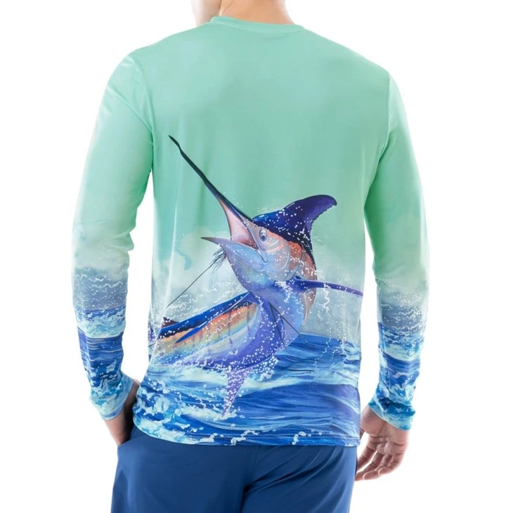 New Design Outdoor Hunting Uv Protection Breathable Cooling Long Sleeve Hooded Fishing Shirt