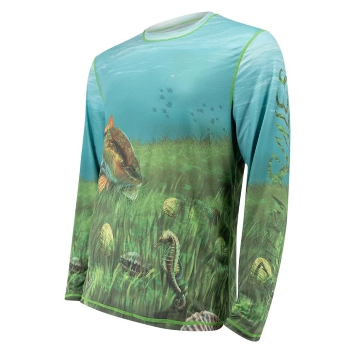 Scallop/Snorkeling Long Sleeve Shirt