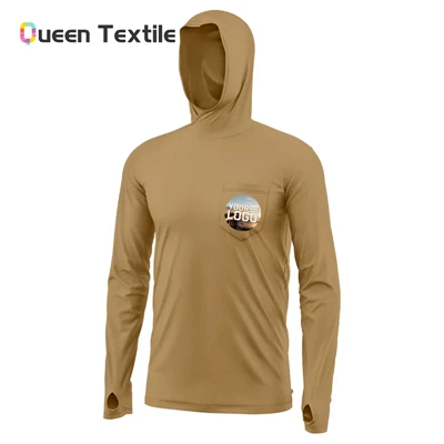 Fabricante de camisas de pesca tejidas de secado rápido