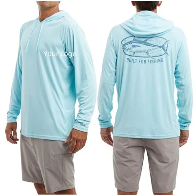 Camisa de pesca con capucha Map Fish