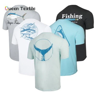 Proveedor de camisetas de pesca con desarrollo de tejidos